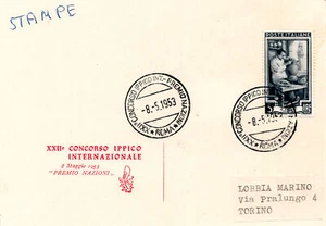 Concorso Ippico Internaz. Roma - Cartolina Venetia Club - Picture 1 of 1