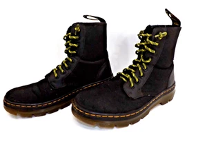 Dr. DOC Martens Combs Black Fabric Boots - Ladies size 9 / Mens = 8 - Picture 1 of 18