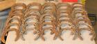 40 Used Steel Horseshoes, All Size 00-0