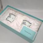 Tiffany & Co. Morning Glory Demitasse Mug Cup & Saucer Pair Set Of 2 Authentic