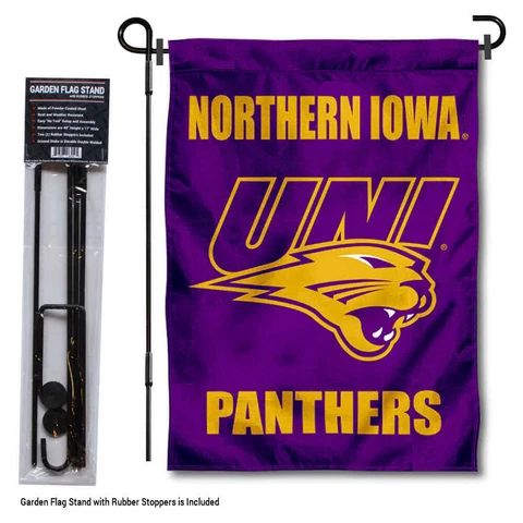 University of Northern Iowa Garden Flag and Stand Pole Kit Cover