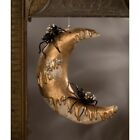 15.5" Bethany Lowe Gold Dripping Witchy Moon Jewel Spider Halloween Decor