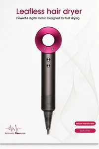 Secador de pelo premium - secado rápido para mujeres (púrpura/gris) | en caja | vendedor del Reino Unido✔ - Imagen 1 de 9