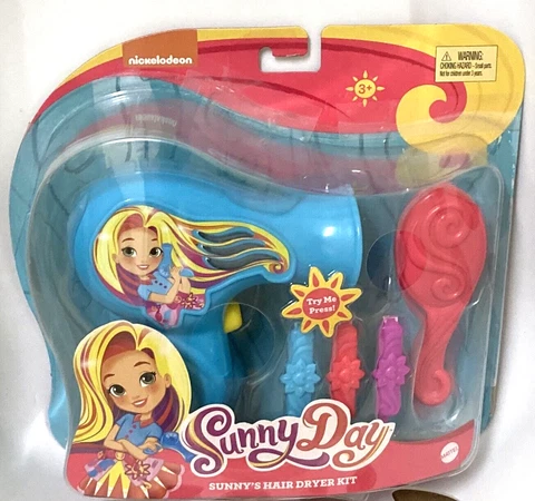 NIB Fisher-Price Nickelodeon Sunny Day, Sunny's Hair Dryer Kit Toy Cover