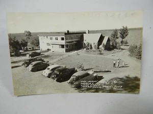 RPPC Weber's Resort Lake Gogebic Marenisco Mi. - Coches antiguos - Postal 1949 - P47 - Imagen 1 de 4
