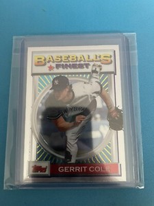 Gerrit Cole 2020 Topps Baseball's Finest Flashbacks #124 New York Yankees