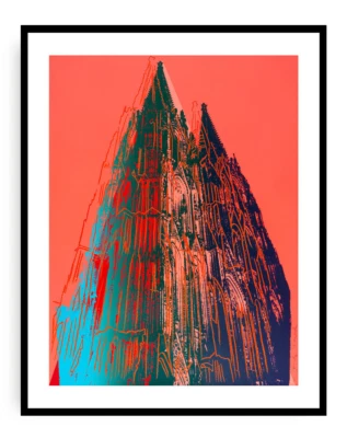 Andy Warhol - Catedrales de Colonia Kölner Dom, impresión de giclee, póster, decoración de pared Foto 1 de 4