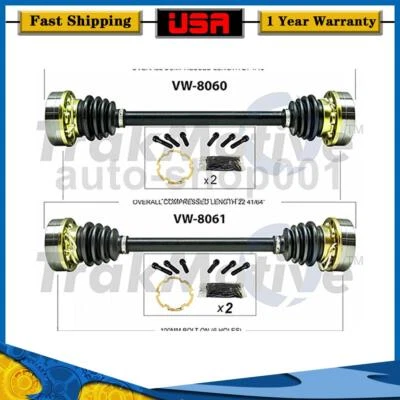 Eje trasero TrakMotive CV eje articulado para Volkswagen Vanagon 1982 1981 1980 Foto 1 de 3