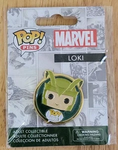 MARVEL LOKI FUNKO POP PIN MARVEL POP! PINS NEW SEALED COLLECTIBLE - Picture 1 of 2