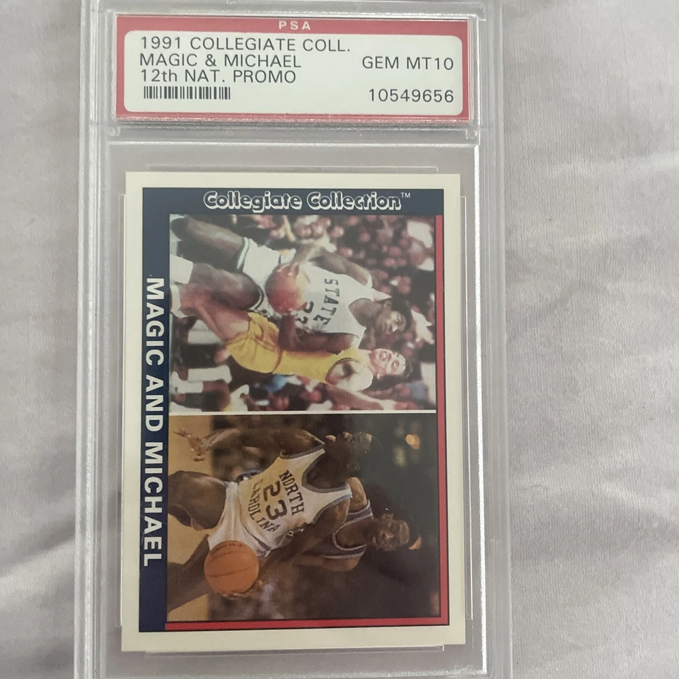 1991 Collegiate Collection Micheal Jordan And Magic Johnson - Image 1 of 3