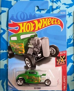 HOT WHEELS '32 FORD FKB52 246/365 HOTWHEELS FLAMES 10/10 2018 - Imagen 1 de 1