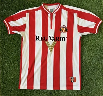 SUNDERLAND AFC VINTAGE 1999/2000 OFFICIAL RETRO SOCCER JERSEY MENS LARGE - Image 1 of 4