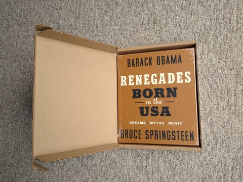 RENEGADES:  BORN IN THE USA BARACK OBAMA BRUCE SPRINGSTEEN DELUXE SIGNED EDITION Cover