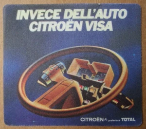 ADESIVO/STICKER/AUFKLEBER "INVECE DELL'AUTO CITROEN VISA" - Anni '80 - Vintage - Imagen 1 de 1