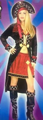 Adult Pirate Queen Costume One Size Halloween - Image 1 of 2
