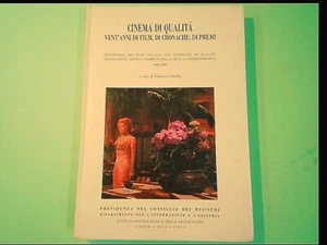 CINEMA DI QUALITÀ VENT'ANNI DI FILM DI CRONACHE DI PREMI GABELLA - Imagen 1 de 1
