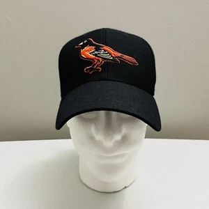Vintage 90's Baltimore Orioles MLB Black Snapback Cap Hat Twins Enterprise NOS - Picture 1 of 10