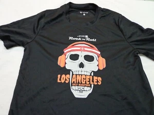 Los Angeles Half Marathon 2018 Rock n Roll Marathon Black   T Shirt  size  XS - Picture 1 of 7