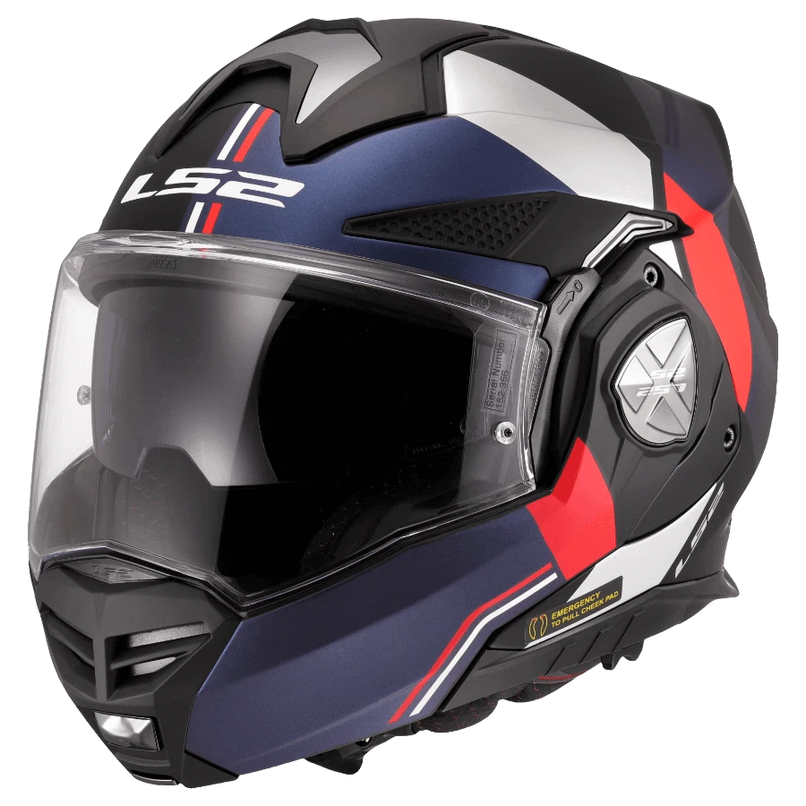 LS2 Advant-X Ultra Blue Red-06 - Image 1 of 1