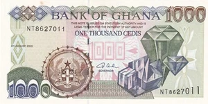 UNC 2003 GHANA 1000 CEDIS - BANKFRISCH PAPIERGELD (234) - Bild 1 von 3
