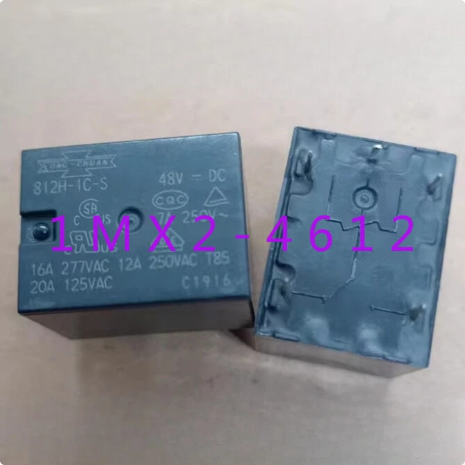 5件装全新812H-1C-S 48VDC 16A五针 — 第 1/1 张图片