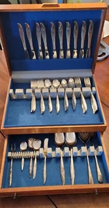 RARE VINTAGE COMMUNITY PLATE, SILVERWARE, FLATWARE WITH BOX NICE & Others - Picture 1 of 24