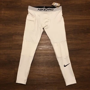 Nike Collant Uomo Pro Caldo Isolato Pile Bianco Taglia XXL 2XL - Foto 1 di 16