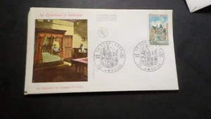 France 1973, FDC 1° Day, Amboise, Variety' République, Bedroom L. Of Vinci - Picture 1 of 1