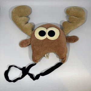 Peluche cappello fascia Bullwinkle & Friends vintage 1985 Rocky & Bullwinkle - Foto 1 di 7