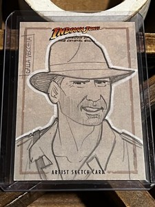 2008 Indiana Jones Kingdom of Crystal Skull 1/1 Christian Dalla Vecchia Sketch