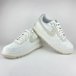 Nike Air Force 1 AF1 Low Luxe Summit White Light Bone Sneaker S US11 UK10 DD9605 - Picture 1 of 8