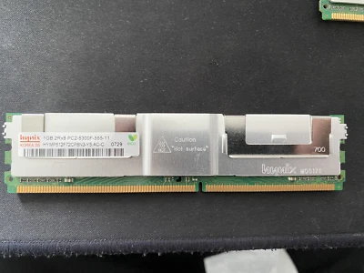Hynix 1GB 2Rx8 PC2-5300F-555-11 1GB Server Memory Ram - Image 1 of 2