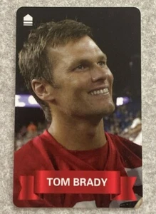 TOM BRADY RED ZONE RUSH Football Card from ROUND 1 Arcade Card #10 RARE - Picture 1 of 2