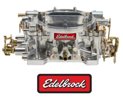 GENUINO Edelbrock 1405 Performer 600CFM 4Barrel Carburador Estrangulador Manual NUEVO Foto 1 de 4