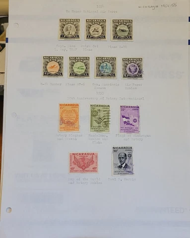 NICARAGUA 1954 UNITED NATIONS ( Lot 12 ) Cover