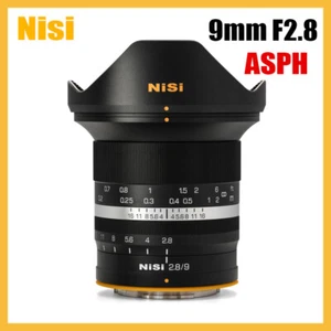 NiSi 9mm F2.8 APS-C Ultra Wide Angle MF Lens for Fujifilm Canon Nikon Sony M4/3  - Picture 1 of 10