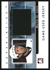 2009-10 ITG Superlative Game Used Jerseys Silver #GUJ55 Martin St. Louis