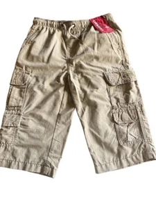 Union Bay Boys Cargo Tan Shorts 10 Pocket Size M 10/12 - Picture 1 of 9
