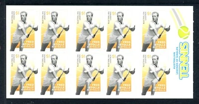 2016 Australian Tennis Legends (Fred Stolle) Stamp Booklet SB535 (Phil BC) — 第 1/2 张图片