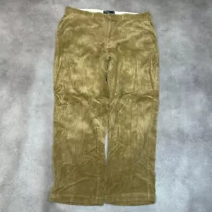 Polo Ralph Lauren Jumbo Cord Trousers Mens 38" Vintage Corduroy Pants, Beige - Picture 1 of 10