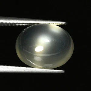 3.42 Ct Top Perfect Oval Cut 10 x 7.7 MM 100% Natural Green India MOON STONE - Picture 1 of 5