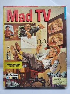 Rainbow Arts 1991 MAD TV Englisch Spiel AMIGA COMMODORE mit OVP und Poster - Bild 1 von 12