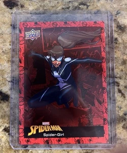 2024 Upper Deck Marvel Spider-Man #18 Spider-Girl Red Foil FX - Picture 1 of 2