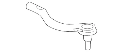 03-07 Honda Accord extremo de barra de amarre exterior lateral derecho (pasajero) Foto 1 de 2