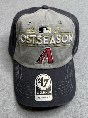 ‘47 Brand Arizona Diamondback Cap Adjustable Strap Back MLB Postseason Hat NEW - Image 1 of 4