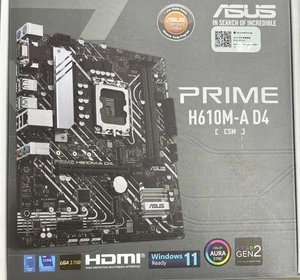 Asus PRIME H610M-A D4-CSM Sockel 1700/H610/Ddr4/S-Ata 6Gb/S/Micro Atx - Bild 1 von 4