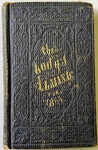 The Lady’s Almanac for 1864–George Coolidge Boston CIVIL WAR- Miniature - Imagen 1 de 20