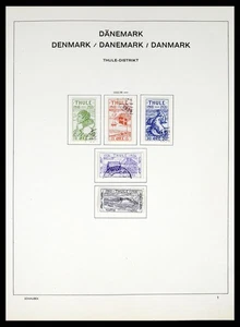 GREENLAND 1938-2010 Used w/ New York in Schaubek Album Stamp Collection - Picture 1 of 12