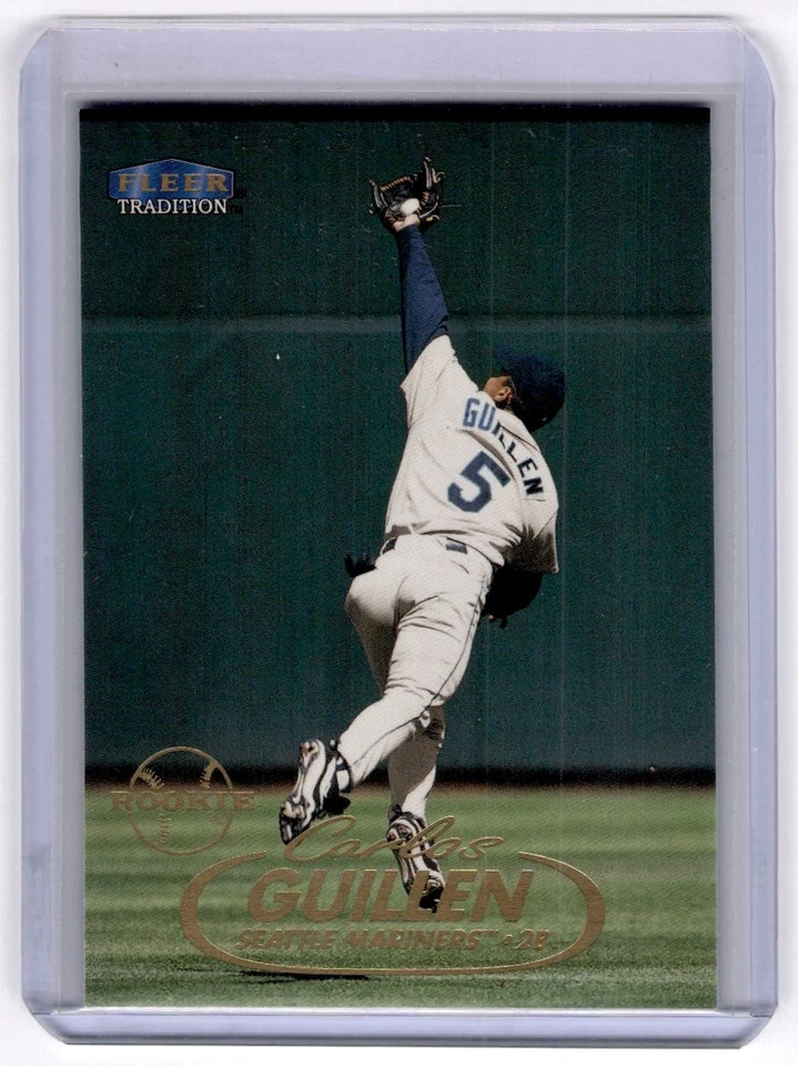 1998 Fleer Tradition Update Carlos Guillen Rookie Seattle Mariners #U40 - Image 1 of 2