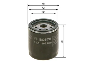 ✅Per BOSCH 0 451 103 079 OIL FILTER ⭐Ottimo venditore⭐ - Foto 1 di 9